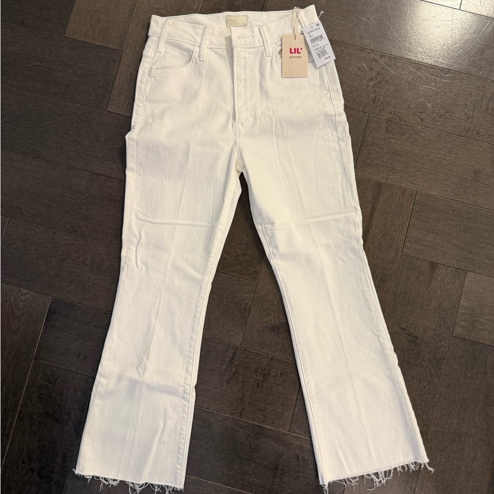NWT Mother Denim Lil Hustler Ankle Fray: Size 26